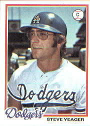 1978 Topps Baseball Cards      285     Steve Yeager DP